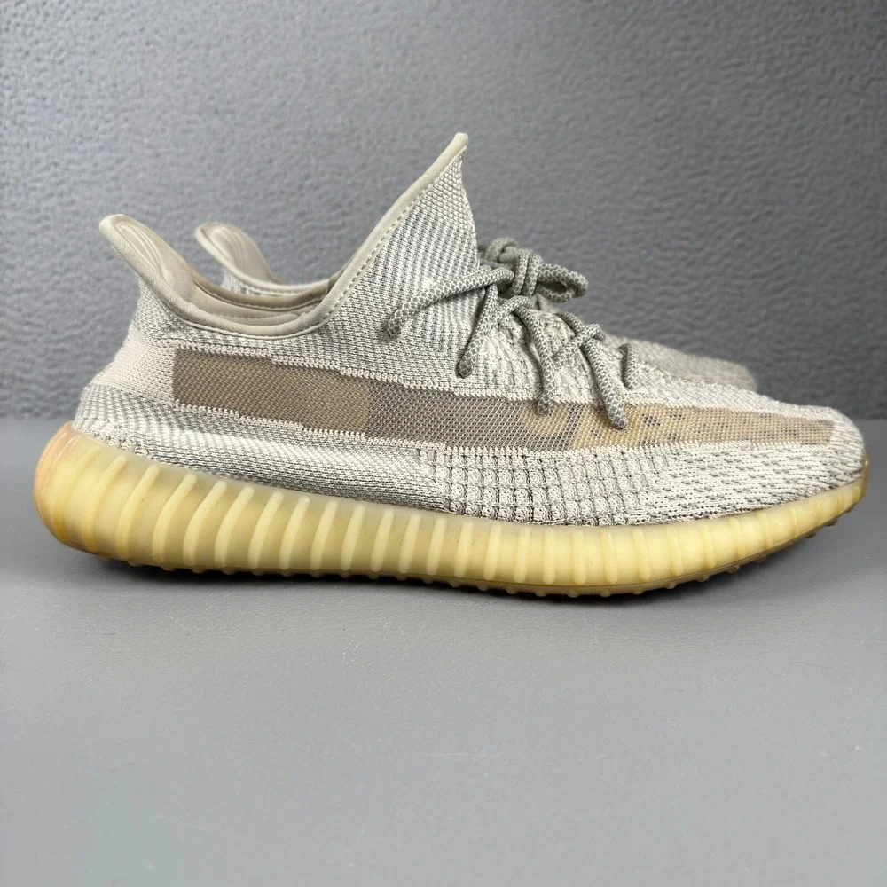 YEEZY Boost Shoes Mens 14 Beige 350 V2 Lundmark Adidas‎ Reflective Laces FU9161